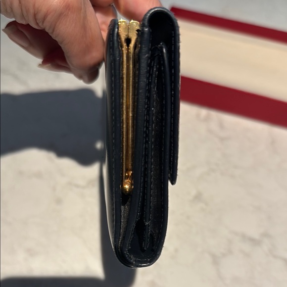 Cartier Black and Gold Leather Clutch - Picture 11 of 12